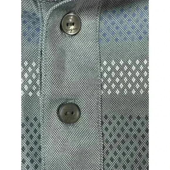 Ben Hogan Men's Performance Polo Shirt, Size XL - Gray with Stripes - Picture 3 of 6